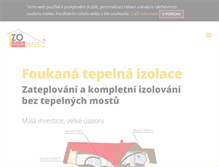 Tablet Screenshot of izolace-izotrade.cz